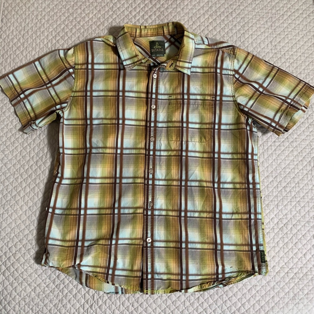 Prana short-sleeve camp shirt